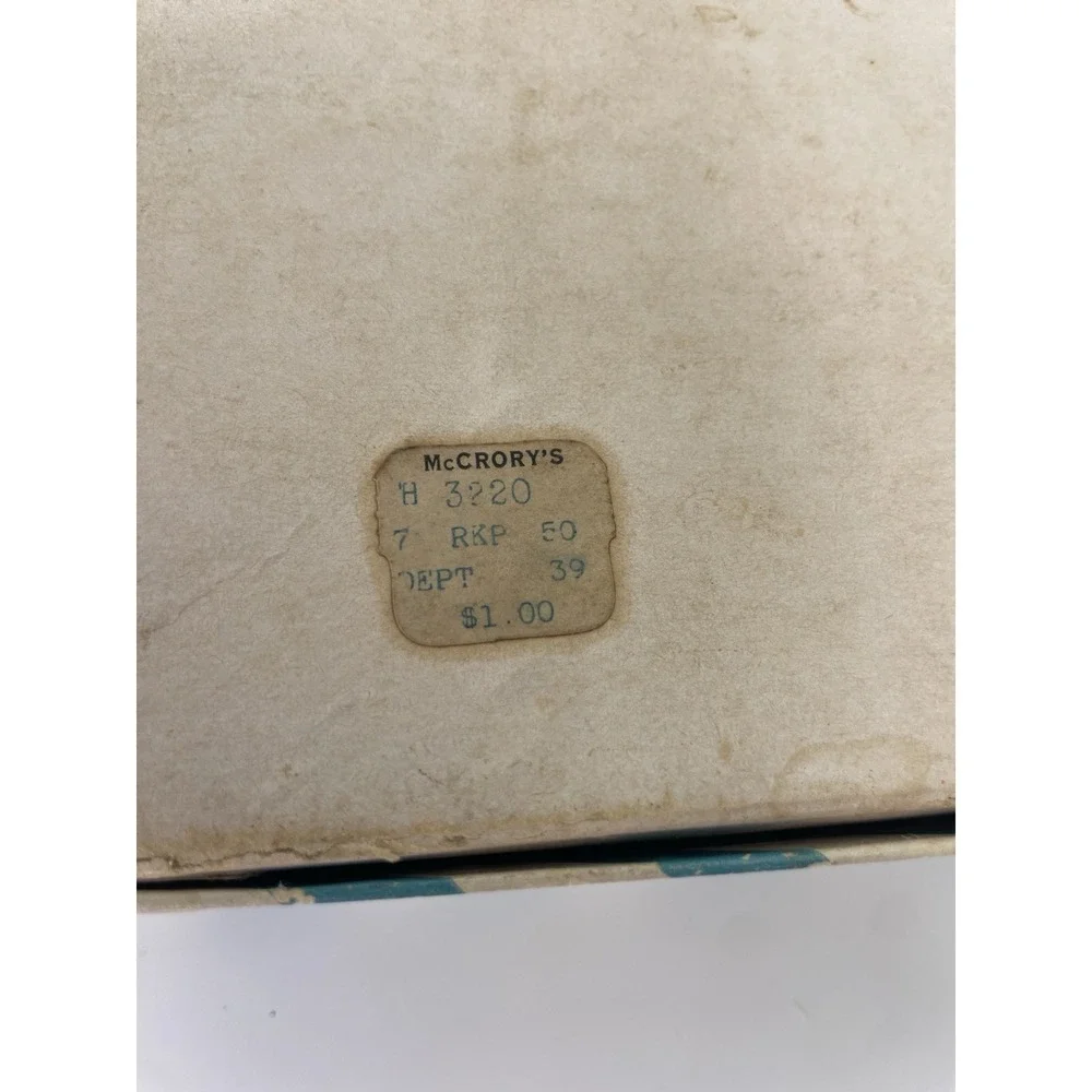 1950'S Vintage Halsam Hi-Lo Blocks BOX ONLY #3220 Toy Collectors BOX- No Blocks